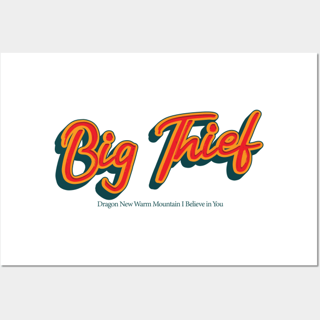 Big Thief Wall Art by PowelCastStudio